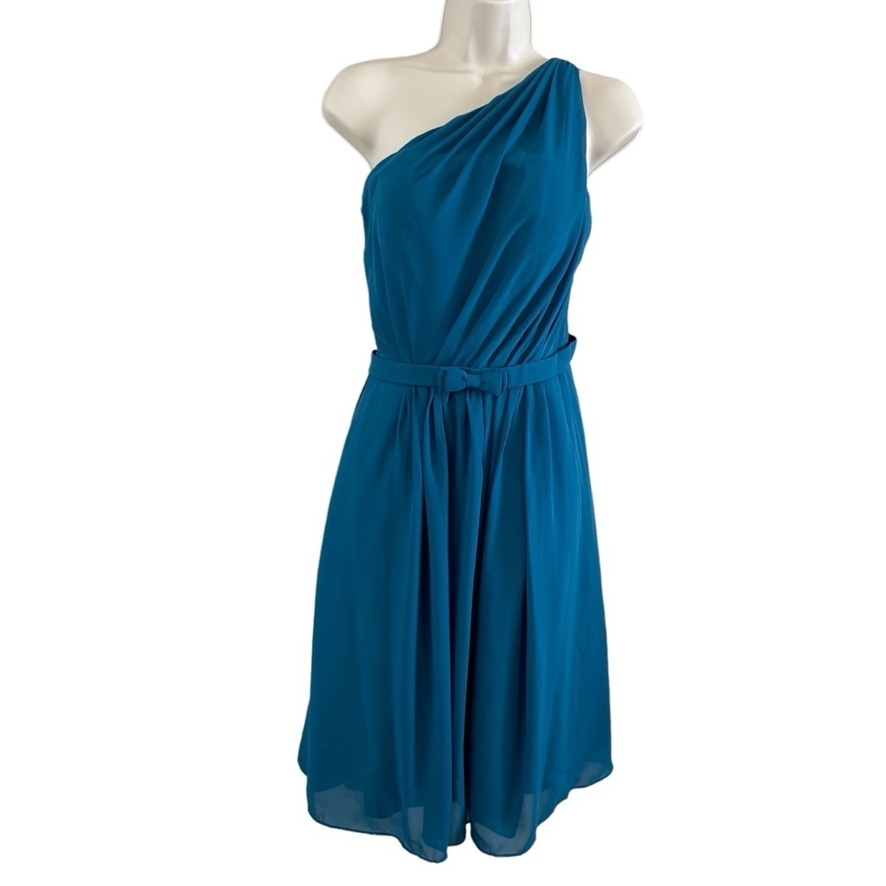 JJ's House - Teal Blue Formal Chiffon Dress - Size 4